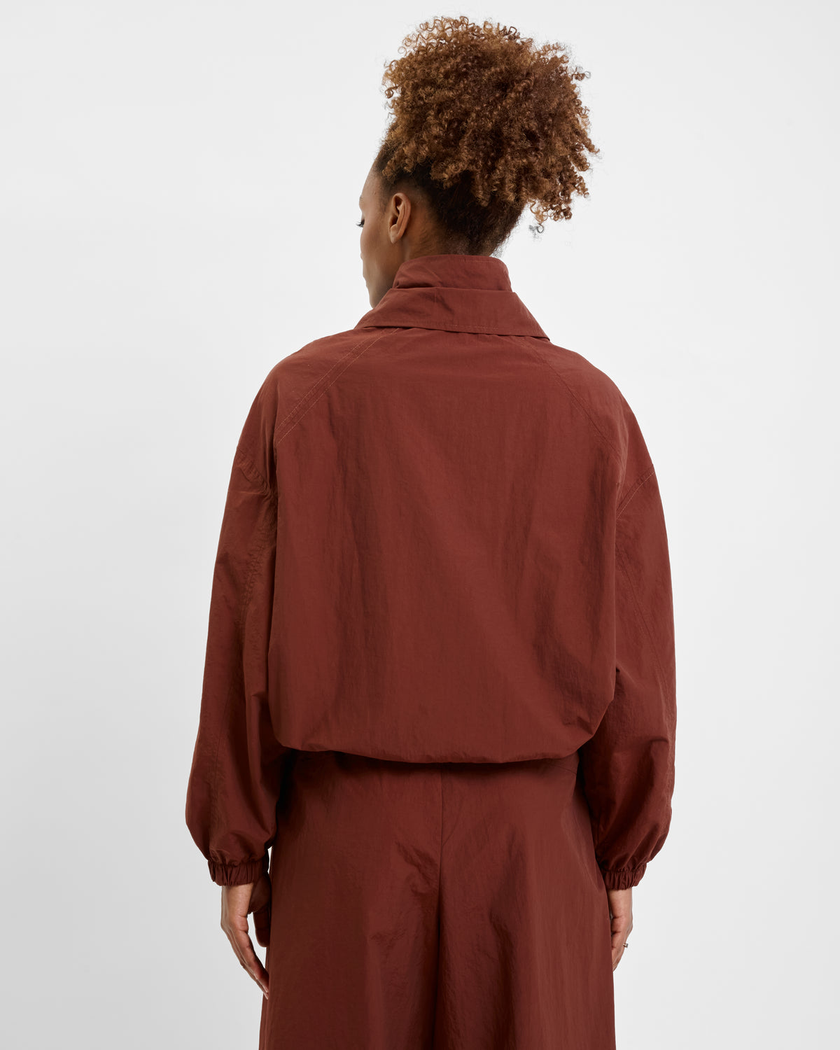 Double Collar Jacket Maple VANOU – vue de dos détails
