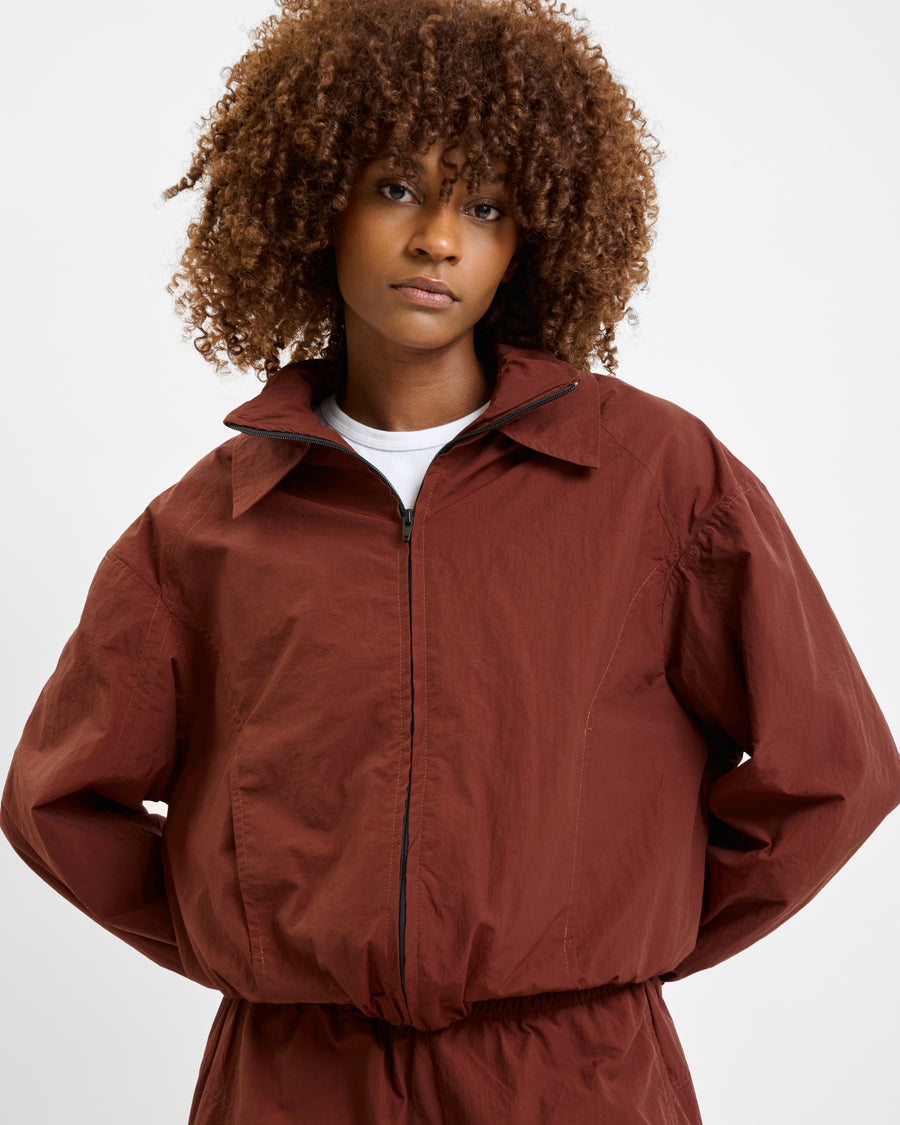 Double Collar Jacket Maple VANOU – vue de face